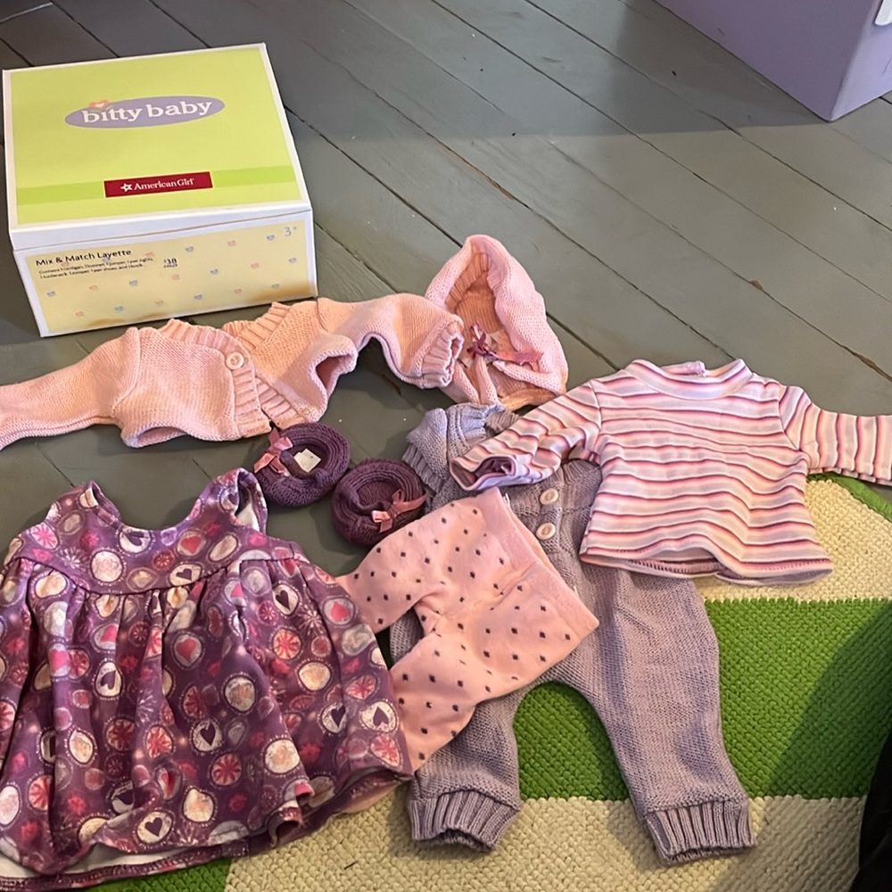 Bitty baby mix and match layette